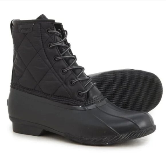 Sperry Insulated Waterproof Duck Boots Men's Sizes 9.5 10 10.5 Slip Resistant - Picture 1 of 12